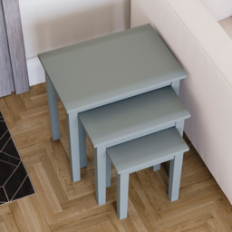 Vida Designs Yorkshire Grey Nest of Tables Set of 3 - Wilko - thumbnail 6