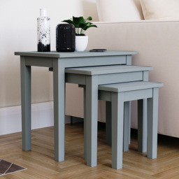 Vida Designs Yorkshire Grey Nest of Tables Set of 3 - Wilko - thumbnail 7