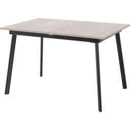 Seconique Avery 4 Seater Extending Dining Table Concrete Grey Oak - Brown - Wilko - thumbnail 6