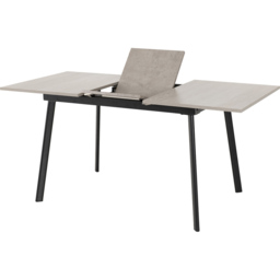 Seconique Avery 4 Seater Extending Dining Table Concrete Grey Oak - Brown - Wilko - thumbnail 4