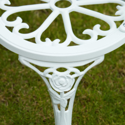 Home Source White Rose Garden Bench - Size: 80 x 100 x 59cm - Wilko - thumbnail 5