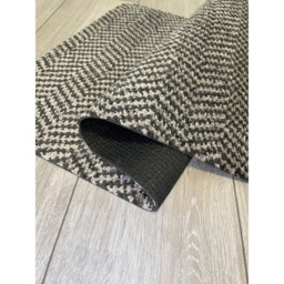 Desire Rugs Herringbone Taupe Anti Slip Door Mat 50 x 80cm - Wilko - thumbnail 4