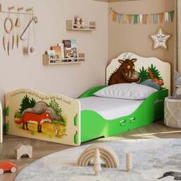 Kidsaw Gruffalo Green and Cream Toddler Bed - Wilko