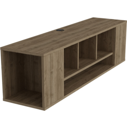 Decorotika Paldi 6 Shelf Oud Floating TV Unit - Size: 38.8 x 135 x 35.2cm - Brown - Wilko - thumbnail 6