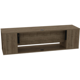 Decorotika Paldi 6 Shelf Oud Floating TV Unit - Size: 38.8 x 135 x 35.2cm - Brown - Wilko - thumbnail 7