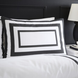 Oxford Border Duvet Set Monochrome Double - Divante - Wilko - thumbnail 3