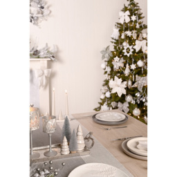 The Seasonal Gift Co. White Frosted Twig Garland 100cm - Size: 115 x 9 x 9cm - Grey - Wilko - thumbnail 4