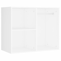 vidaXL White Single Drawer Dressing Table with LED Mirror and 2 Cabinets - Size: 140 x 60 x 40cm - Wilko - thumbnail 6