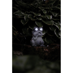 Luxform Solar Powered LED Stone Frog Light - Size: 10 x 11 x 15.5cm - Grey - Wilko - thumbnail 5