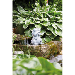 Luxform Solar Powered LED Stone Frog Light - Size: 10 x 11 x 15.5cm - Grey - Wilko - thumbnail 3