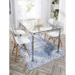 Origins My Washable Garda Rug 160 x 230cm - Blue - Origins Rugs - Wilko - thumbnail 3
