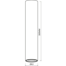 Milagro Genesis White Spot Light - Size: 30 x 6.3 x 6.3cm - Wilko - thumbnail 7