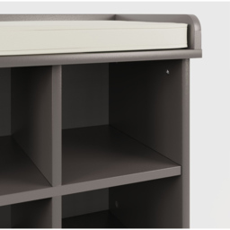 GFW Kempton Grey Shoe Bench - Size: 34 x 97 x 56cm - Wilko - thumbnail 6