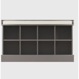 GFW Kempton Grey Shoe Bench - Size: 34 x 97 x 56cm - Wilko - thumbnail 4