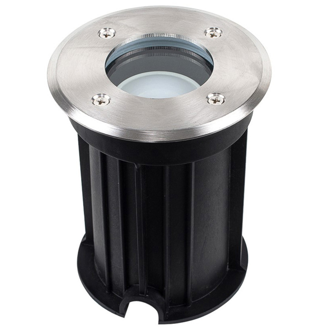 ValueLights Sussex Silver Outdoor Ground Walkover Light - Size: 16 x 17.6 x 17.6cm - Wilko - image 1
