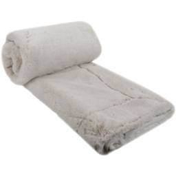 Divante Mink Rabbit Faux Fur Throw 127 x 152cm - Wilko - thumbnail 3