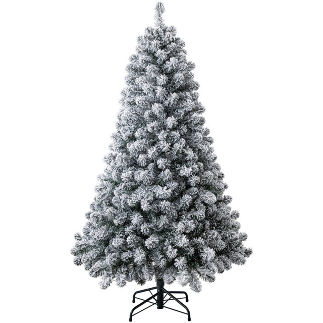 Evergreen Classics Snowy Oxford Pine Pre-Lit Artificial Christmas Tree 6ft - Wilko - image 1