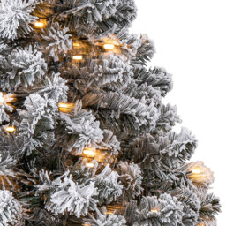 Evergreen Classics Snowy Oxford Pine Pre-Lit Artificial Christmas Tree 6ft - Wilko - thumbnail 5