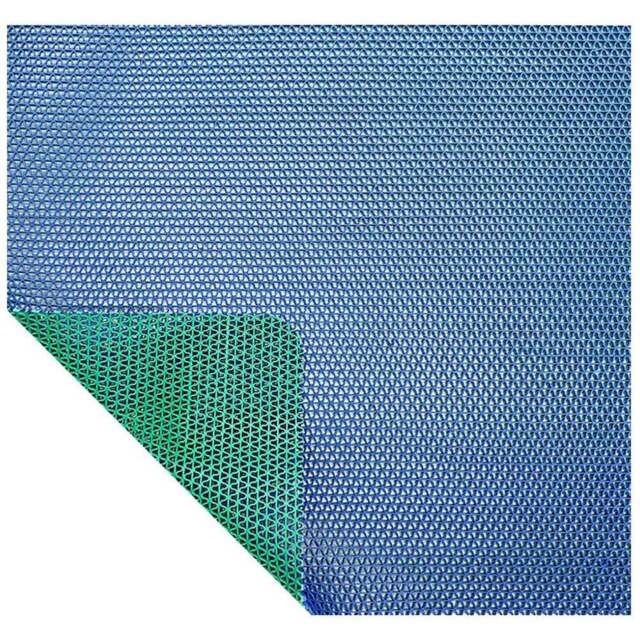 Nicoman Reversible Blue and Green Square Corner Shower Mat 53 x 53cm - Size: 0.4 x 53 x 53cm - Wilko - image 1