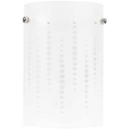 ValueLights Elsie Vertical Spot Frosted Glass Small Shade - Size: 15 x 10 x 10cm - White - Wilko - thumbnail 1