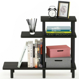 Walplus 2 Shelf Espresso Black Turn-N-Tube Side Table - Size: 29.49 x 65.1 x 80.01cm - Wilko - thumbnail 6