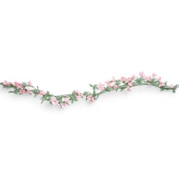 Morning Glory Garland - Green and Purple - Wilko - thumbnail 7