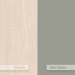 Decortie Mona 4 Shelf Ash Green Sonoma Oak Coffee Table - Size: 45 x 100 x 60cm - Cream - Wilko - thumbnail 7