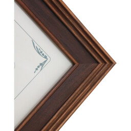 Haldon Wooden Frame Brown 7 x 5in - Wilko - thumbnail 4