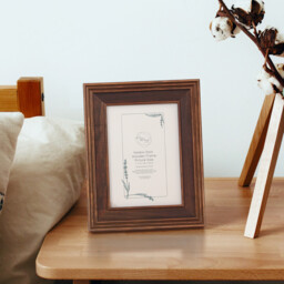 Haldon Wooden Frame Brown 7 x 5in - Wilko - thumbnail 7