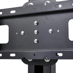 Living and Home 32-55 inch Black Universal TV Floor Stand with Casters - Size: 122 x 70 x 41.5cm - Wilko - thumbnail 5