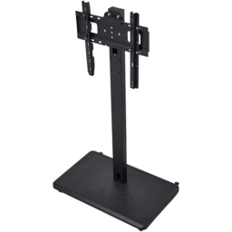 Living and Home 32-55 inch Black Universal TV Floor Stand with Casters - Size: 122 x 70 x 41.5cm - Wilko - thumbnail 1