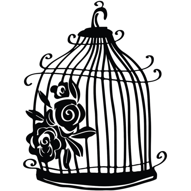 Decortie Black Minimalist Metal Modern Cage Wall Art - Size: 60 x 45 x 0.3cm - Wilko - image 1