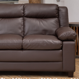 Standish 2 Seater Brown Bonded Leather Sofa - Artemis Home - Wilko - thumbnail 4