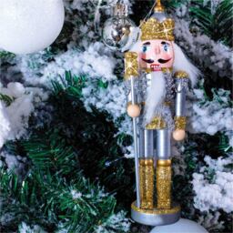 St Helens Gold Hat Multicolour Christmas Nutcracker - Size: 3 x 4 x 15cm - Wilko - thumbnail 3