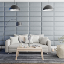 Aspire EasyMount Sky Blue Malham Weave Upholstered Wall Mounted Headboard Panels 8 Pack - Aspire Beds - Wilko - thumbnail 4