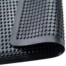 Floortex Doortex Black Anti-Fatigue Bubble Mat 60 x 90cm - Size: 90 x 60 x 1.6cm - Wilko - thumbnail 7