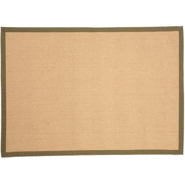 Esselle Home Swinton Green Sisal Jute Boucle Rug 160 x 230cm - Size: 230 x 160 x 1cm - Wilko - image 1