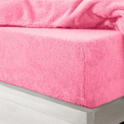 Velosso Single Deep Blush Teddy Fleece Fitted Sheet - Pink - Wilko - thumbnail 3