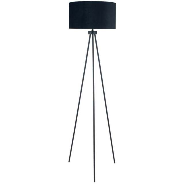 Pacific Lifestyle Houston Matt Black Metal Tripod Floor Lamp - Wilko - image 1
