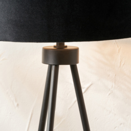 Pacific Lifestyle Houston Matt Black Metal Tripod Floor Lamp - Wilko - thumbnail 5