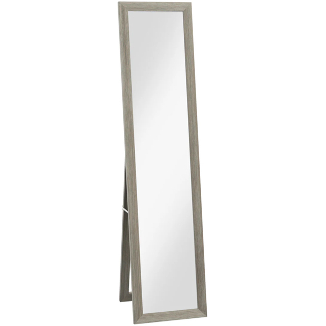 Portland Grey Full Length Freestanding Wall Mirror - Size: 157 x 3.8 x 37cm - Wilko - image 1