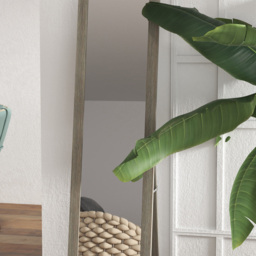 Portland Grey Full Length Freestanding Wall Mirror - Size: 157 x 3.8 x 37cm - Wilko - thumbnail 4