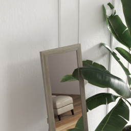 Portland Grey Full Length Freestanding Wall Mirror - Size: 157 x 3.8 x 37cm - Wilko - thumbnail 6