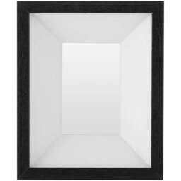 Premier Housewares Box Design Black Photo Frame - Size: A6 - Wilko - thumbnail 1
