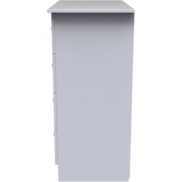 Crowndale Avon 4 Drawer White Matt Chest of Drawers Ready Assembled - Wilko - thumbnail 5