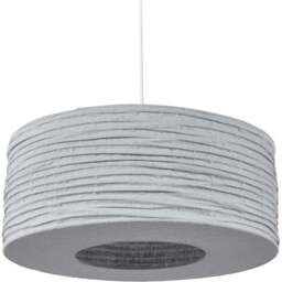 Pacific Lifestyle Patpong Grey Jute Pendant Shade 50cm - Size: 25 x 50 x 50cm - Wilko - thumbnail 1
