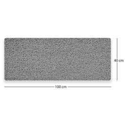 Nicoman Spaghetti Shower Mat 100 x 40cm - Size: 0.8 x 100 x 40cm - Grey - Wilko - thumbnail 7