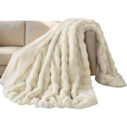 Sweet Dreams Beige Alpine Throw 200 x 240cm - Wilko