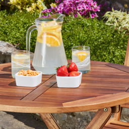 Garden Gear Cariad 2 Seater Acacia Bistro Set - Brown - Wilko - thumbnail 5