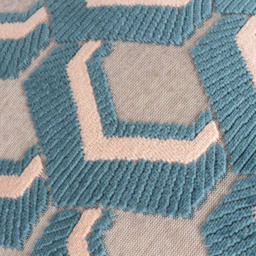 Paoletti Ledbury Smoke and Rose Velvet Jacquard Cushion - Size: 45 x 45 cm - Multi - Wilko - thumbnail 5